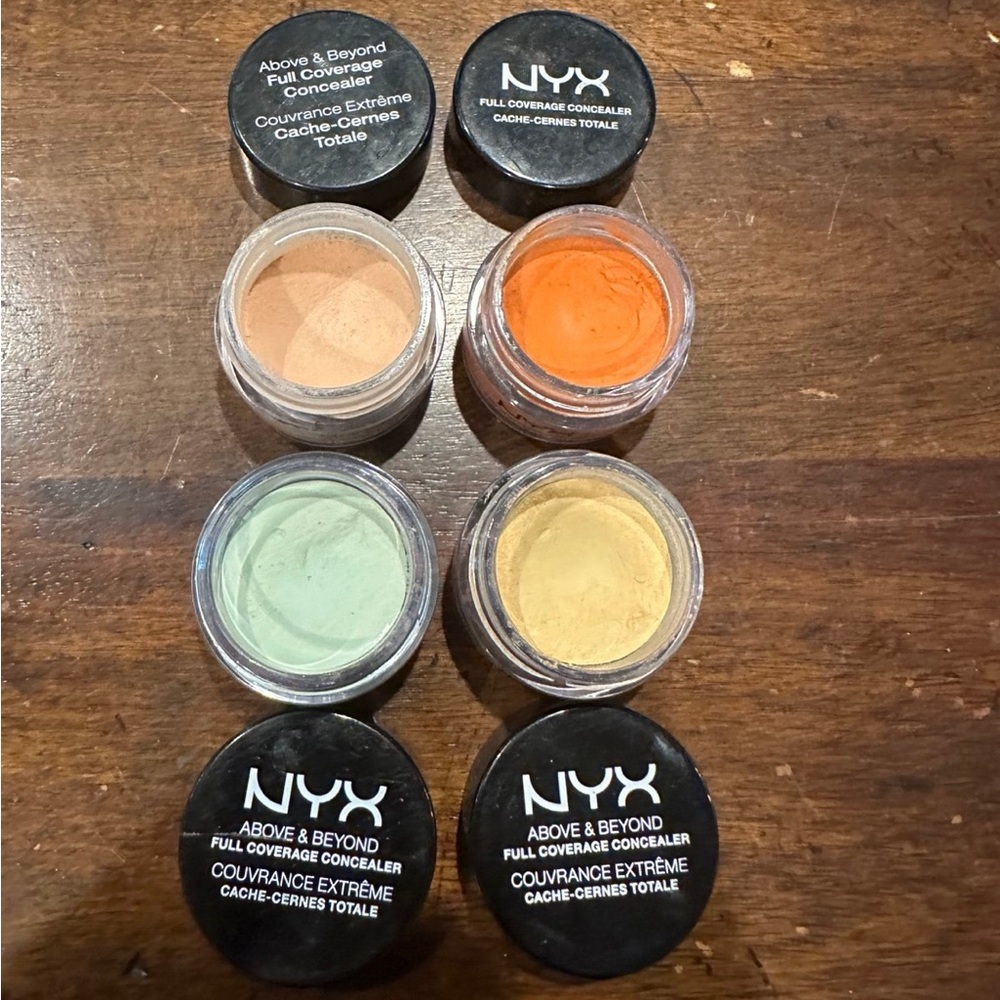 NYX concealer color correct jar - set of 4